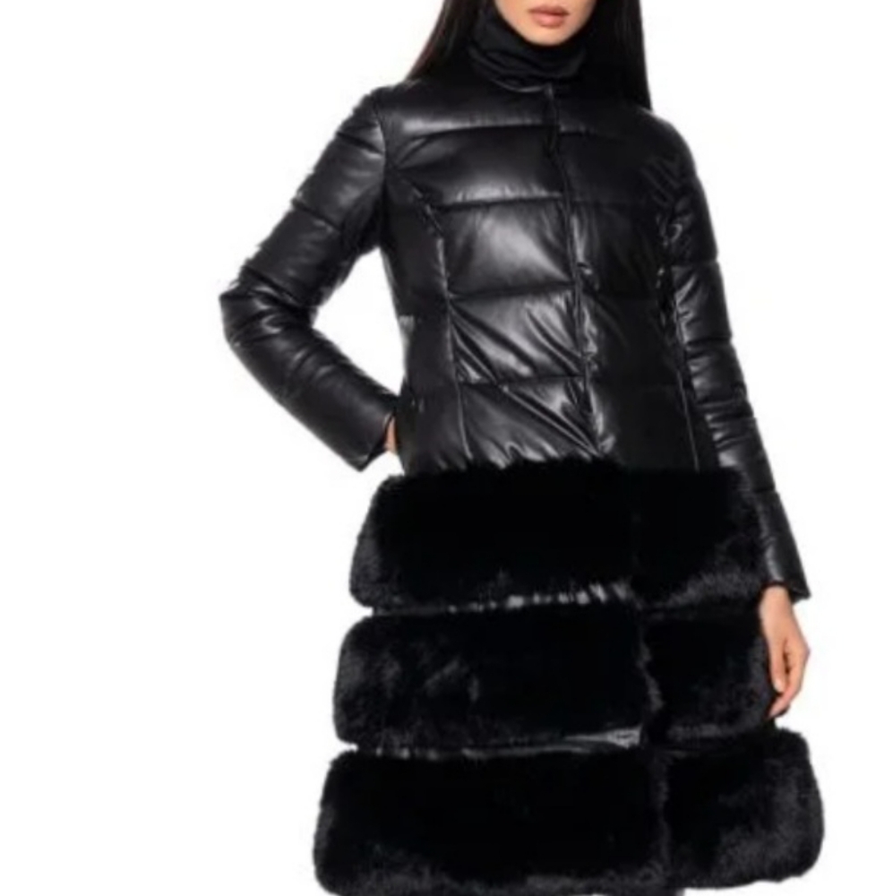 FUR PUFF COAT